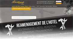 Desktop Screenshot of hotel-meridional-paris.com