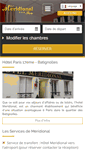 Mobile Screenshot of hotel-meridional-paris.com